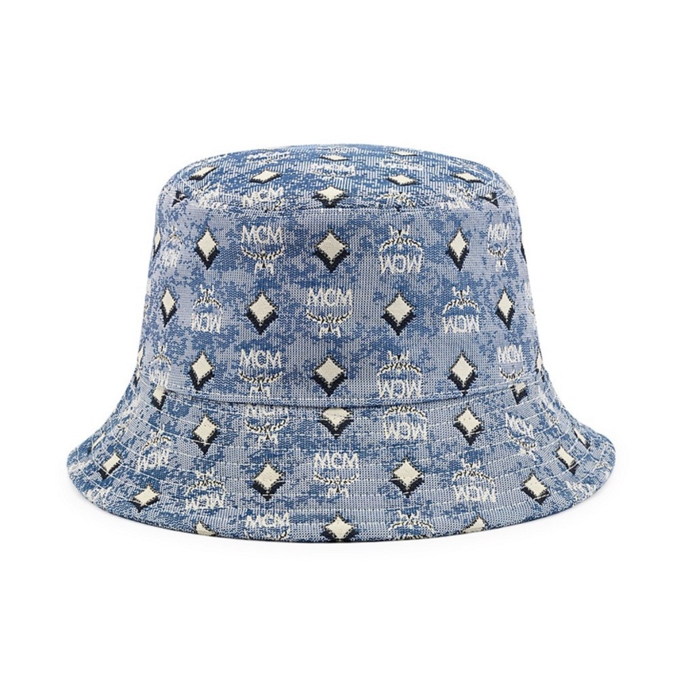 MCM Vintage-Style Jacquard Bucket Hat - NWT!